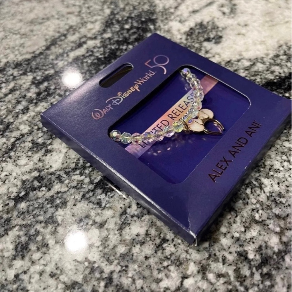 Disney Minnie Ear Headband with Beads Bangle by Alex and Ani - Picture 4 of 6